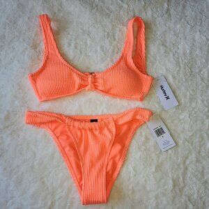 Hurley Orange Bikini Swimwear